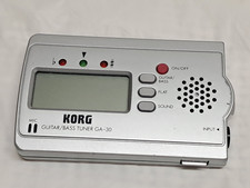 GA-10 Guitar/Bass Tuner Ga10 Korg LCD Meter Quadra Flat Tuning