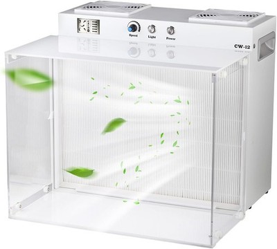 HEPA H12 Laminar Flow Hood 17''x13'' （ HEPA 12 Filter Included）,FFU,
