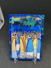 2025 Topps Chrome SpongeBob SquarePants Sapphire Anchovies #105