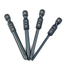 Barnwell Sicherheits-Tri-Wing Schraubendreher-Bits – 4-teiliges Set, Manipulationssicher, 1/4 Zoll Sechskant