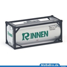 Weißer 20ft Tank-Container Rinnen in 1:87 (H...