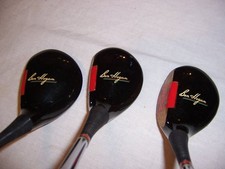 Vintage Ben Hogan Speed Slot Wood Set 1, 3, 4 Golf Clubs