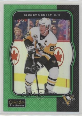 2017-18 O-Pee-Chee Platinum Retro Green 46/49 Sidney Crosby #R-34 7fp