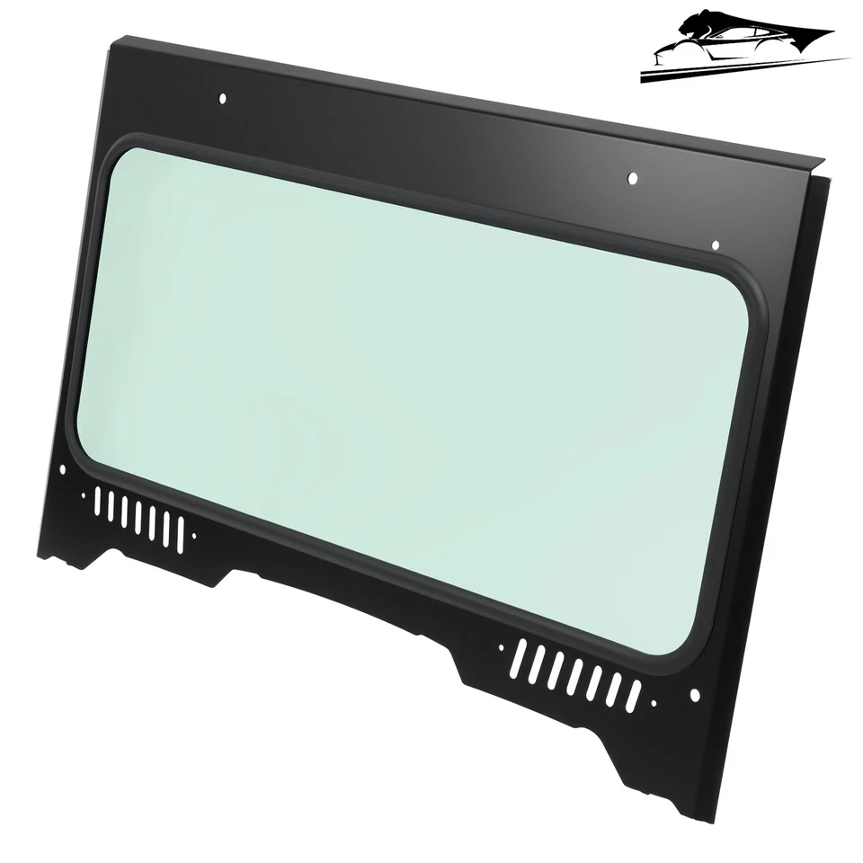 Front Windshield For Honda Pioneer 1000 Deluxe/1000-5 Deluxe 2016-Up Steel+Glass Foto 4 de 4