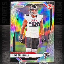 2024 Prizm - Ruke Orhorhoro Rookie RC - #386 TRUE SILVER PRIZM FALCONS MINT