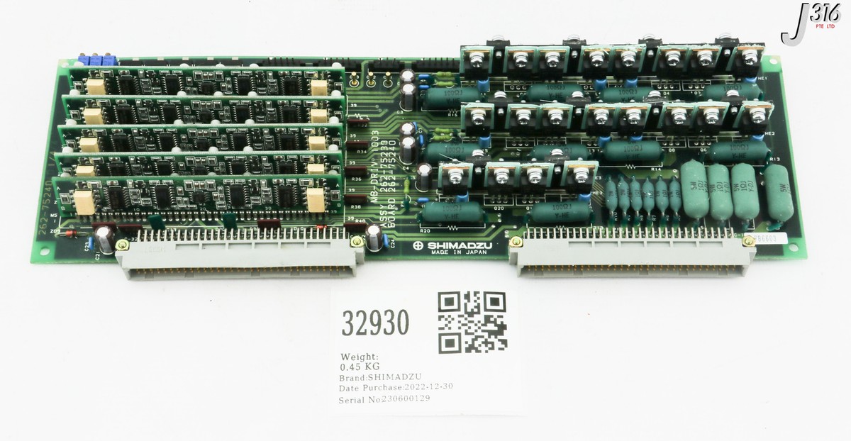 32930 SHIMADZU PCB, MB-DRIV 1003 262-75238 | eBay