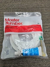 (QTY 5) Master Plumber Toilet Flange Extension 287 White Bolt Tube Sealant