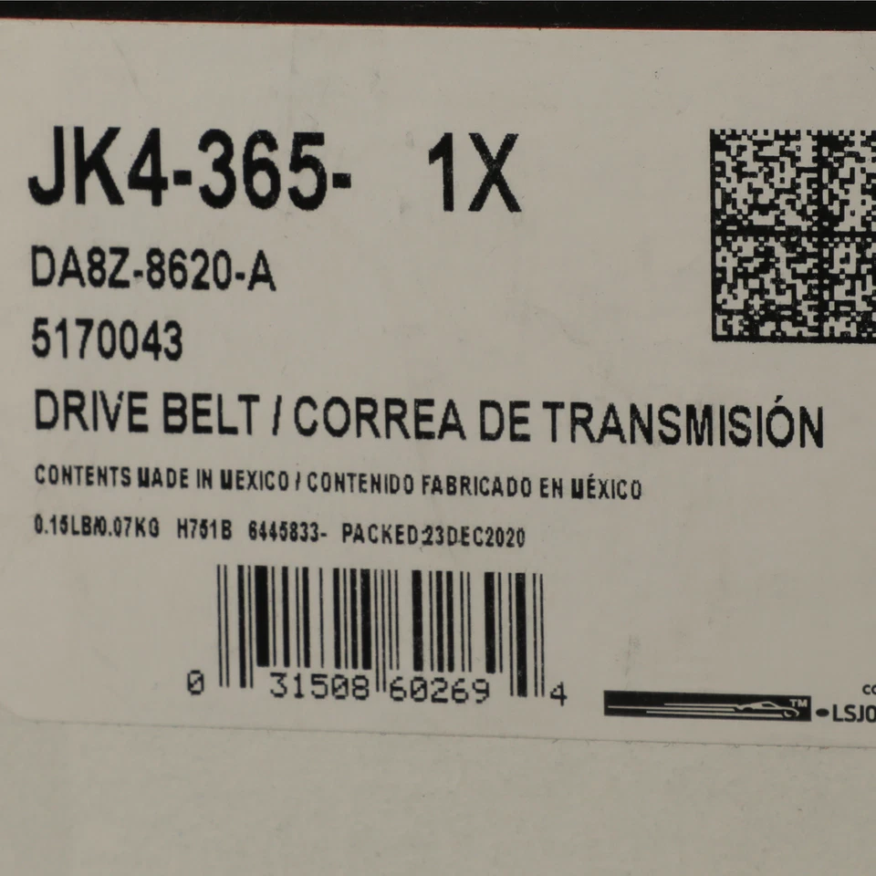NOVO FABRICANTE DE EQUIPAMENTO ORIGINAL Ford 2013-2020 Edge Explorer Fusion Taurus MKT MKZ AC cinto DA8Z-8620-A - Imagem 3 de 3