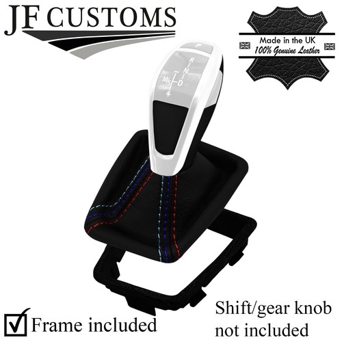 TRI STITCH ITALIAN LEATHER AUTO DCT GEAR + FRAME FOR BMW E90 E92 E93 CUSTOM NEW