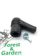 For HUSQVARNA RUBBER SPARK PLUG BOOT CAP FOR 5mm HT IGNITION LEAD with spring