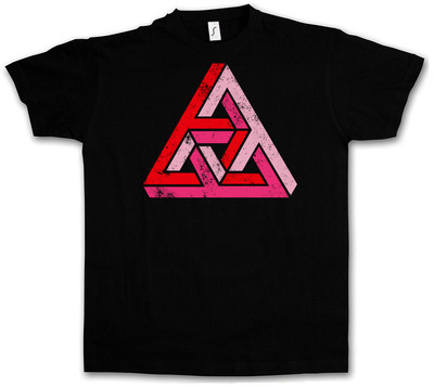 PENROSE LOGO SIGN I T-SHIRT - Big Triangle Bang TBBT Theory Parkett NERD