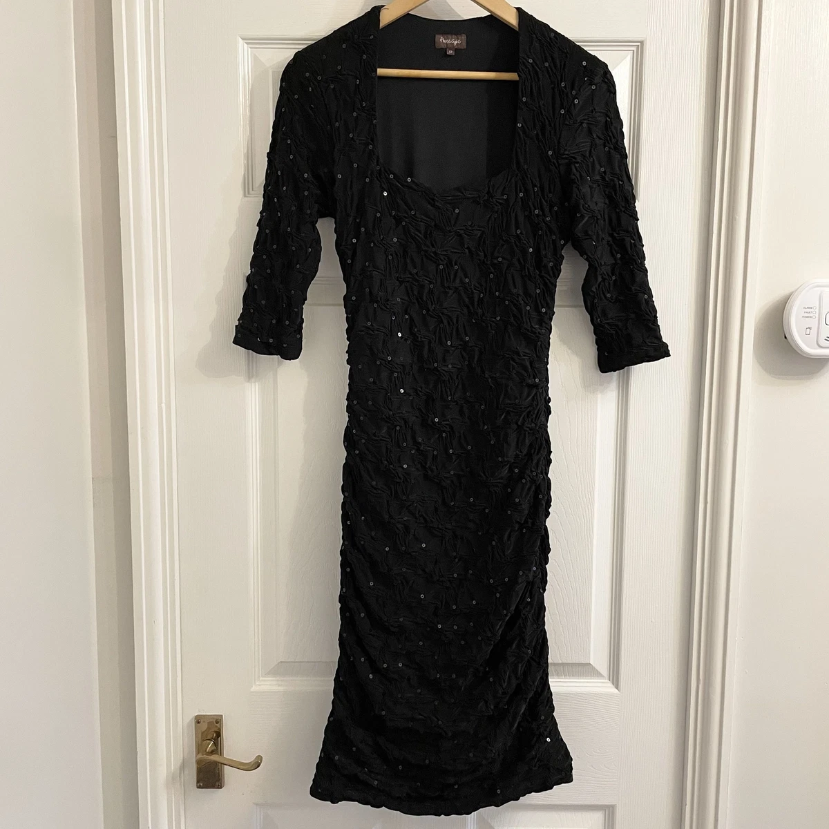 One by eight short sleeve lace evening gown sale