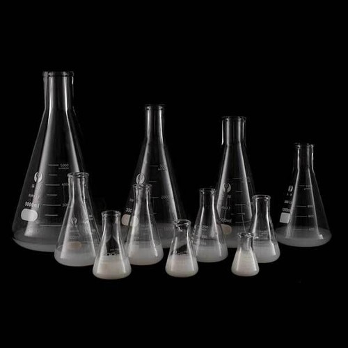 50ml-2000ml Conical Erlenmeyer Flask with rubber stopper Chemistry Glassware CA - Picture 8 of 15