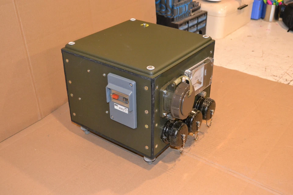 BW Schaltkasten für SEA Bosch Eisemann 5 kVA 2-Takt Stromerzeuger Bundeswehr - Bild 2 von 4