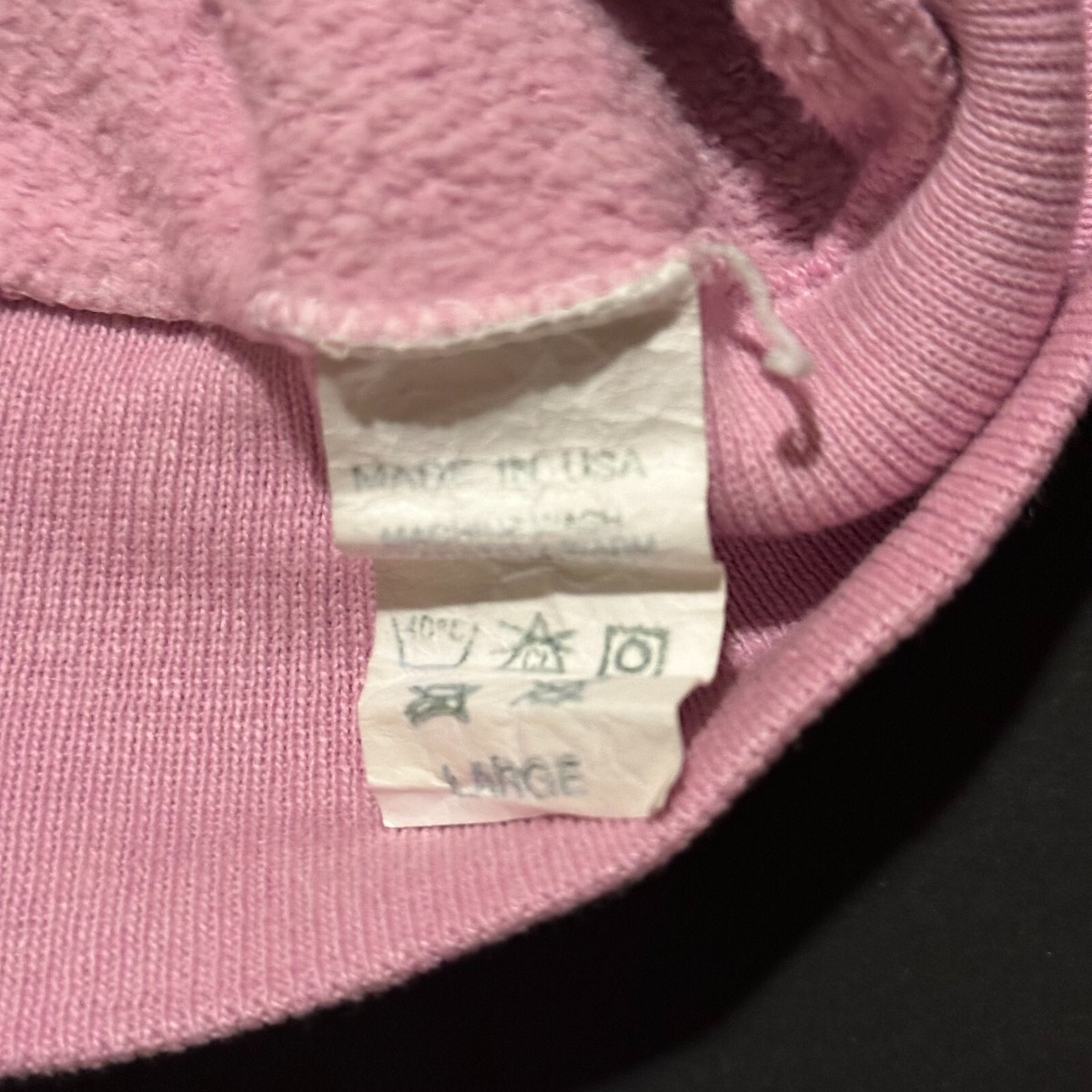 Vintage bubble gum pink Sweatshirt WHAM-O SUPERBALL logo View 4
