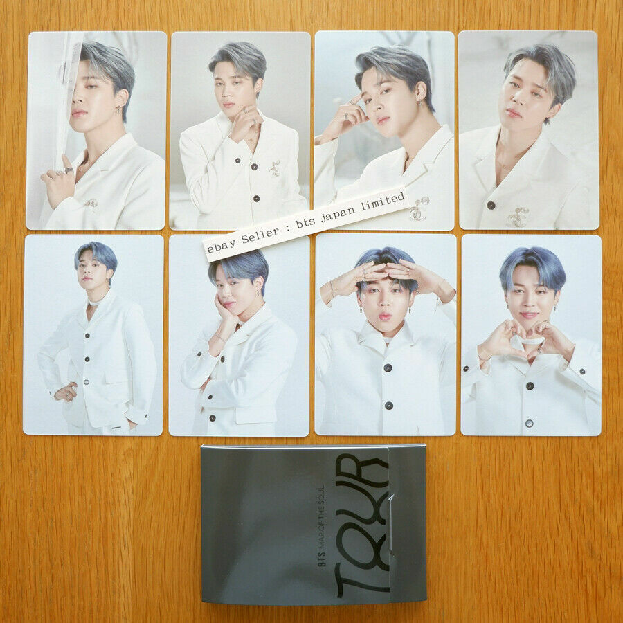 BTS MAP OF SOUL TOUR OFFICIAL MINI PHOTO CARD JIMIN COMPLETE BTS MAP OF SOUL TOUR OFFICIAL MINI PHOTO CARD JIMIN COMPLETE