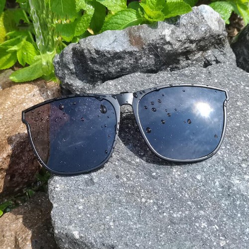 Clip On Flip Up Polarized Oversize Sunglasses Men Women Driving Glasses New - Picture 3 of 30