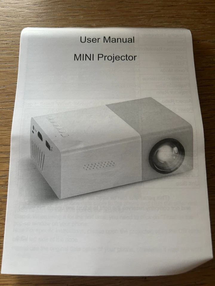 Excelvan YG300 Mini Portable LED Pocket Projector - Image 2 of 4