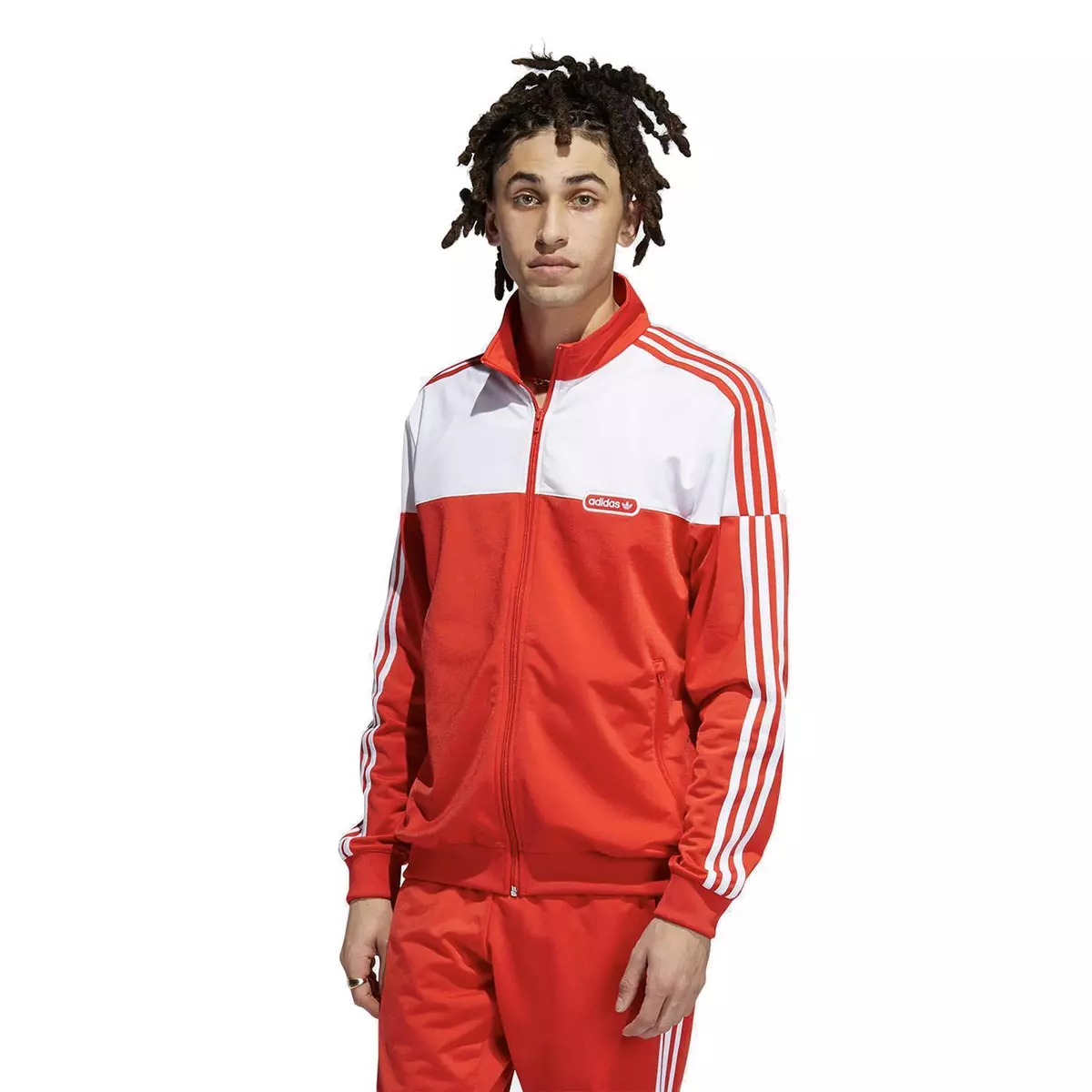 Adidas firebird jacket clearance red
