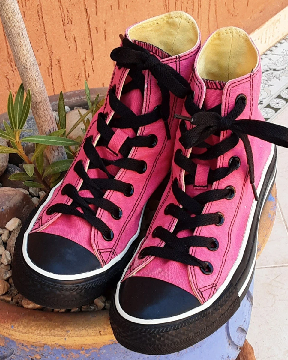 Dark store pink trainers