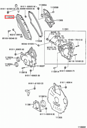 Genuine Toyota Coaster HDB51 HDB50 1HD T 4.2 Diesel Timing Belt Cover - Picture 14 of 17