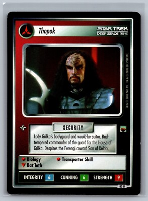 Star Trek CCG Thopok #83 U TCG The Trouble With Tribbles