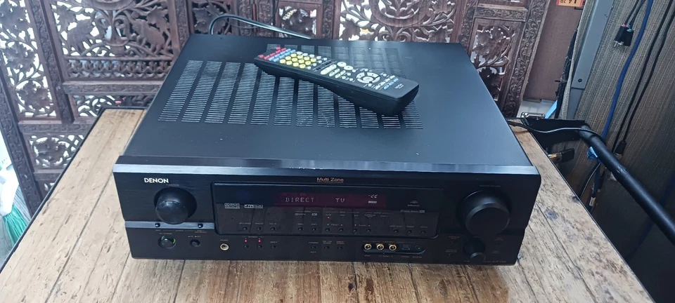 Denon AVR-1905 -7.1 Ch AV Home Theater Surround Receiver Stereo W/ Remote Bundle - Image 2 of 4