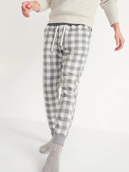 NWT Old Navy Blue Plaid Tartan Flannel Pajama Pants Sleep Lounge