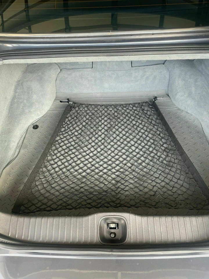 Red de carga de malla organizadora estilo piso maletero trasero para JAGUAR XJ8 XJR 1998-2009 Foto 4 de 4