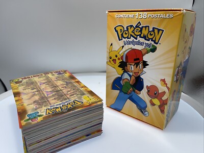 Extremely Rare Full Set Of 2000 POKEMON POSTCARD COLLECTIBLE SET 138 POST CARDS