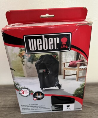 Weber 7148 Premium Grill Cover for 18'' Kettle Grills 32.5'' x 21.7''