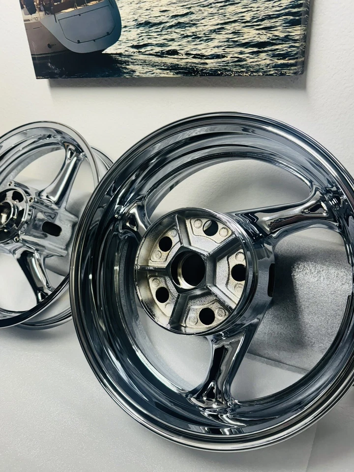 Хромированные ободы колес Suzuki 2008 -20 HAYABUSA GSX 1300RA ABS ОБМЕН - Изображение 4 из 4