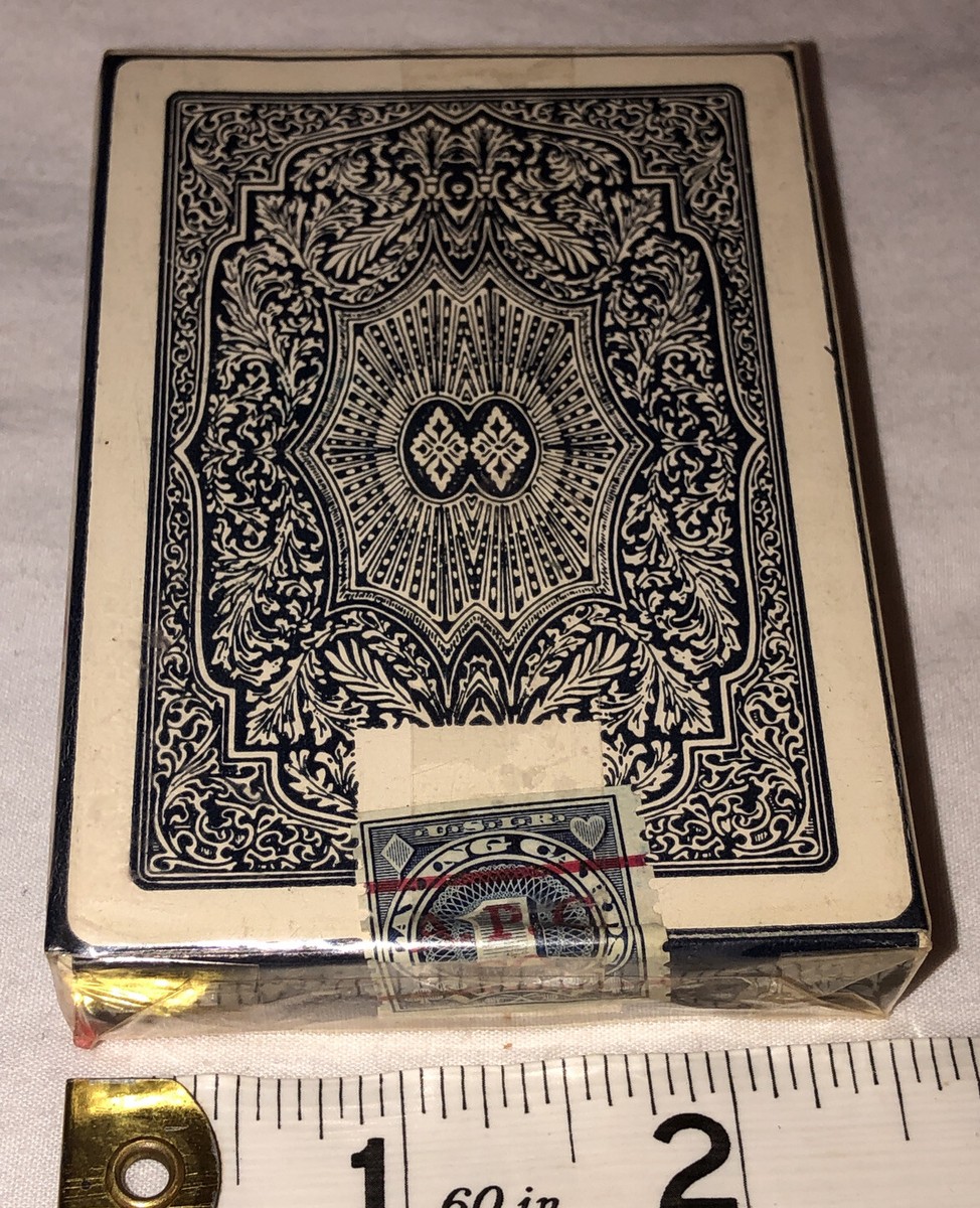 Club Reno Blue Playing Cards 201 Pinochle Sealed with Tax Stamp