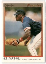 Mo Vaughn 1991 O-Pee-Chee Premier #124 - K8625