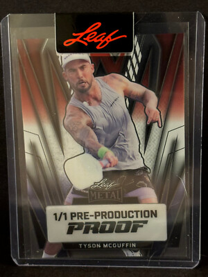 2024 Leaf NSCC CLEAR Pre-Production Proof TYSON MCGUFFIN Pickleball 1/1