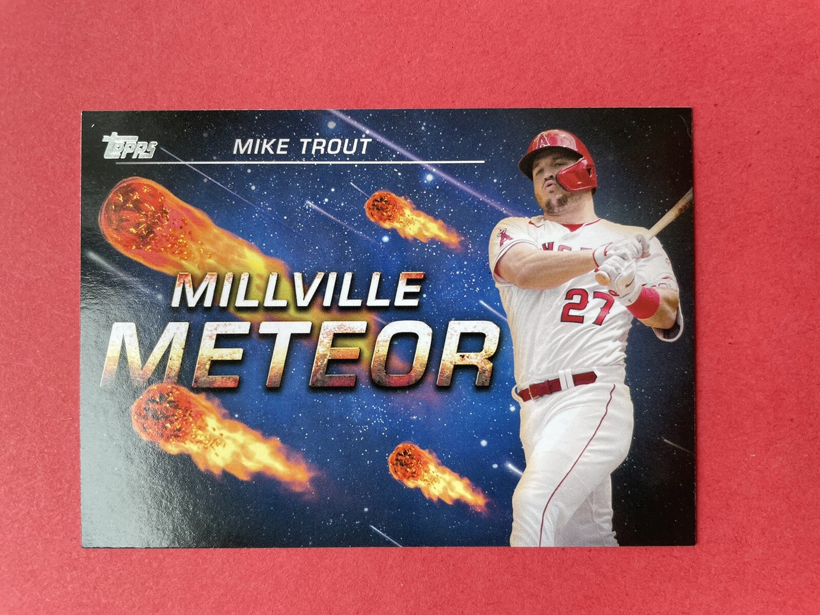2023 Mike Trout Topps AKA Nicknames Los Angeles Angels