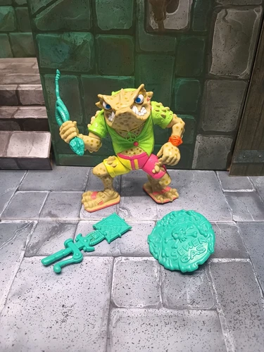 1990 Napoleon Bonafrog Teenage Mutant Ninja Turtles TMNT Figure Near Complete