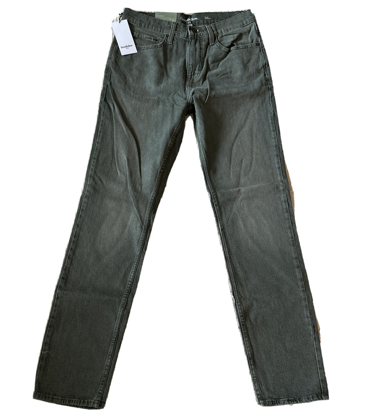 Goodfellow & Co Mens Total Flex Slim Olive Green Jeans Size 30x30 New With Tags