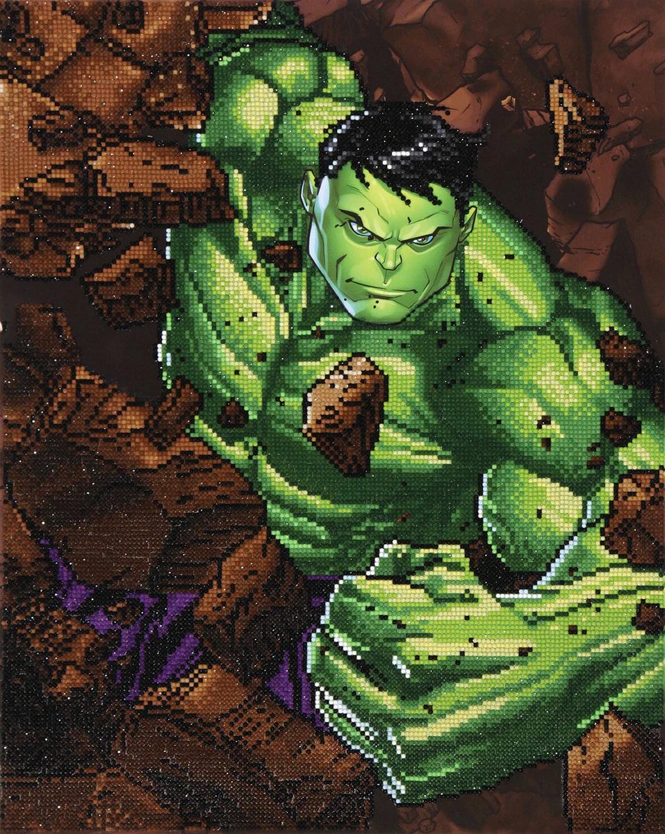 Marvel Diamond Painting Dotz HULK SMASH 53 x 42 cm Avengers Super Hero