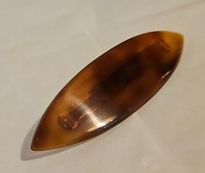 Vintage Hair Barrette GALLIA French Super-Automatique Brown Hair Clip