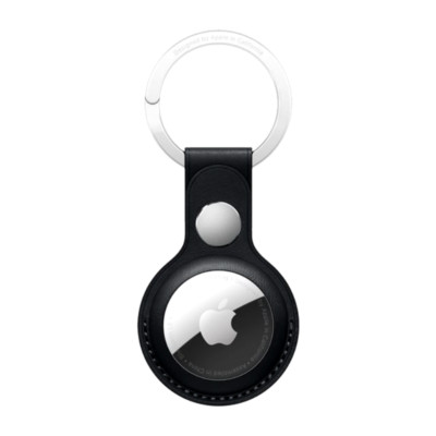 ORIGINAL APPLE AIRTAG LEDER SCHLÜSSELRING HALTER | AIRTAG NICHT ENTHALTEN - MITTERNACHT