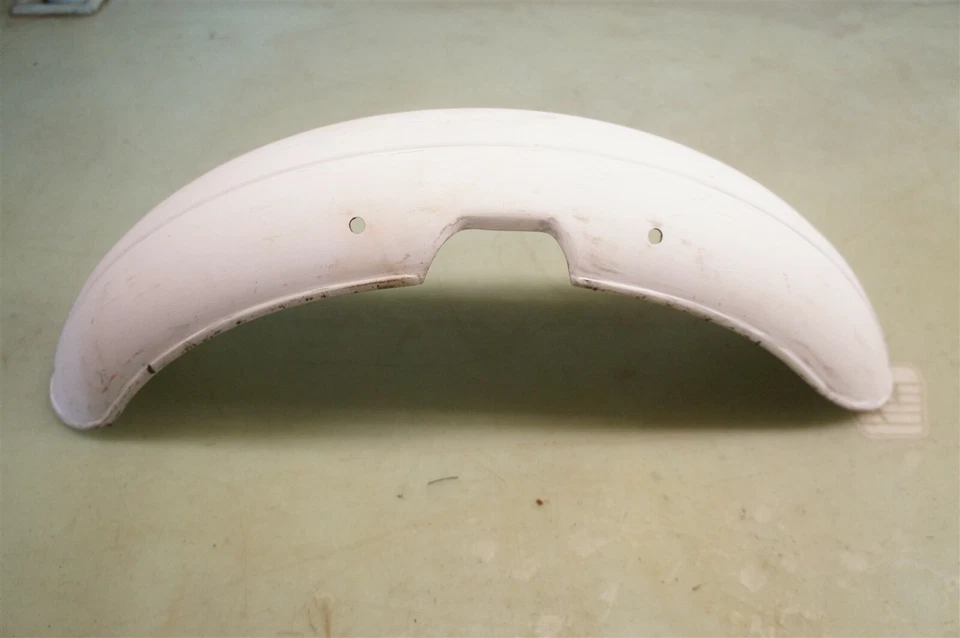 BMW Airhead FRONT Fender R45 R60 R65 R75 R80 R90 R100 WHITE *2258  - Imagem 2 de 4