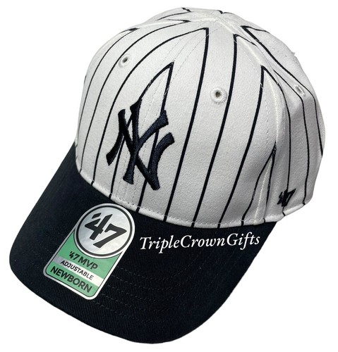MLB New York Yankees ('47 Brand) NEWBORN MVP Hat - Pinstripes