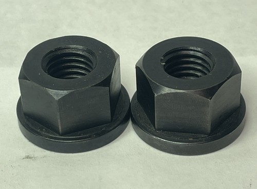 2 Pc Flange Nut 5/8''-11 Steel Hex Black Oxide Finish -Machinist Clamping  (F76)