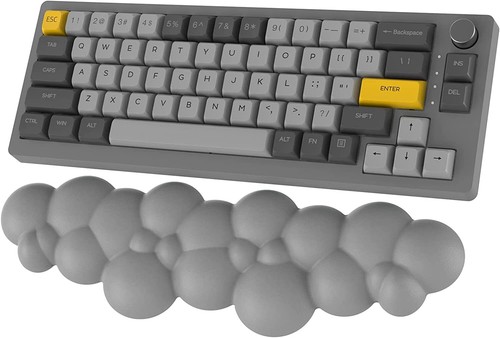 Almohadilla de reposamuñecas para teclado para juegos ATTACK SHARK, espuma viscoelástica reposamanos ergonómica Mac - Imagen 25 de 33