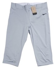 Nike Vapor Boys Select High Piped Baseball 3/4 Pants Gray FZ1375-012 Size XL