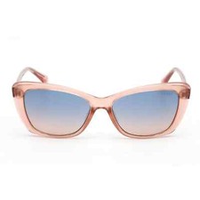 Guess GU7774 74W Pink Matte Cat Eye Plastic Sunglasses Frame 55-16-140 Store Di