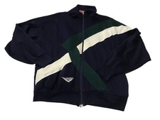 Vintage 80s Pony Full Zip Sweatshirt - Blue - Men's Size XL