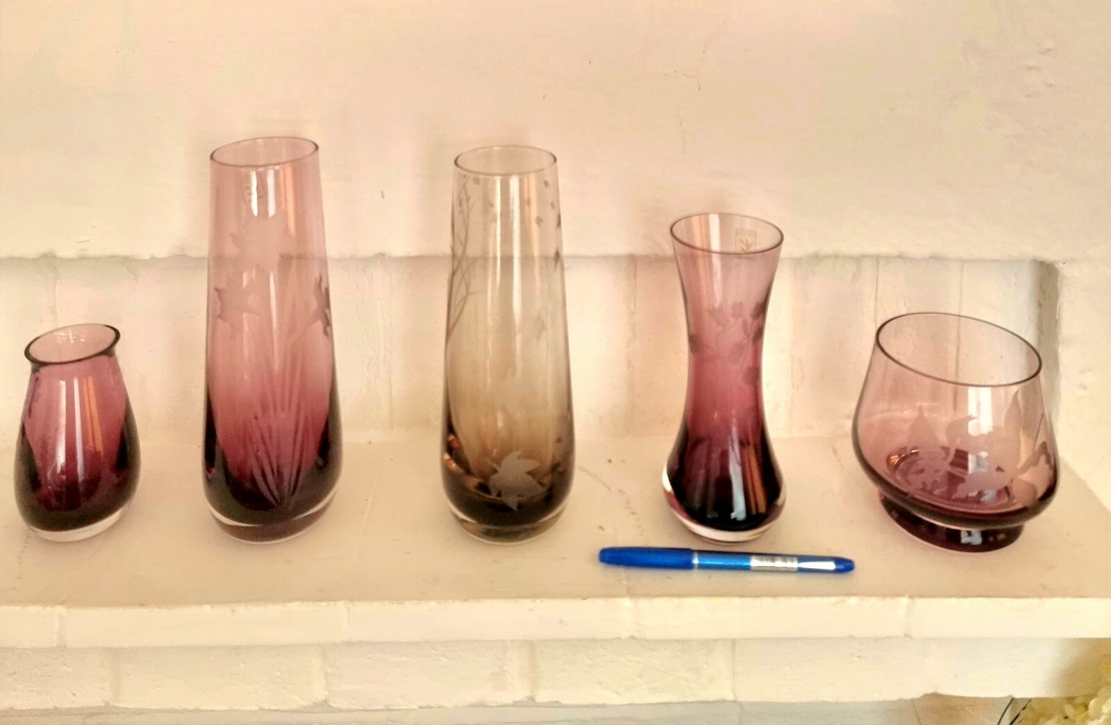 vintage caithness Art glass vases eBay