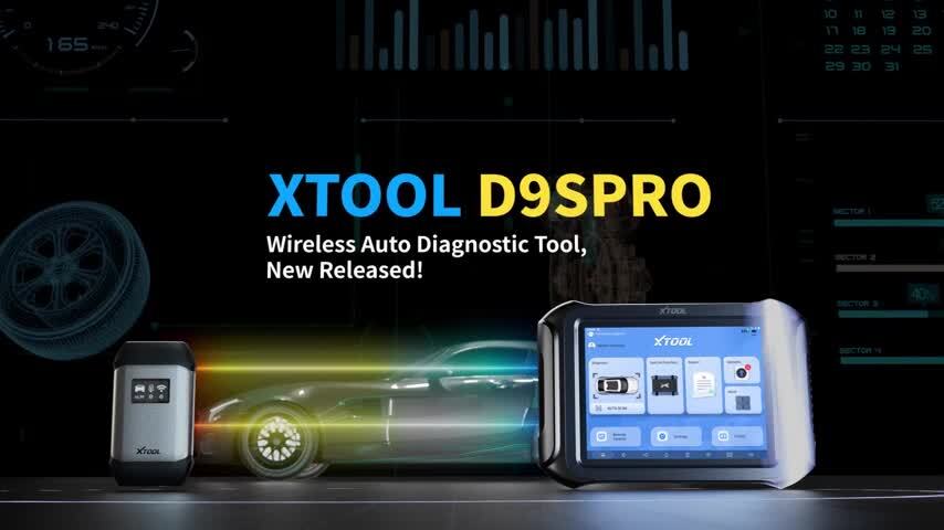 XTOOL D9S PRO +Endoscope WIFI Scanner Full System Diagnostic Tool